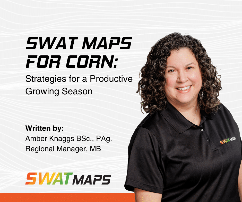 Main introductory title image for SWAT MAPS for Corn blog.